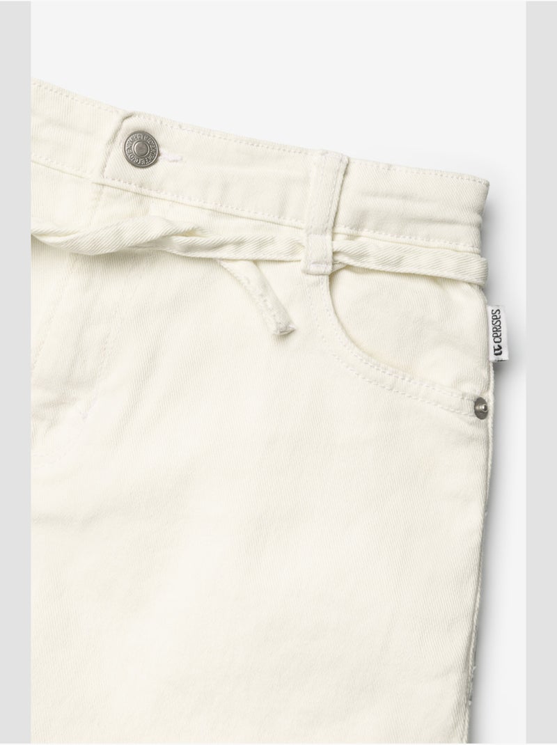 Shorts in denim CARPUGI Bianco - Kiabi