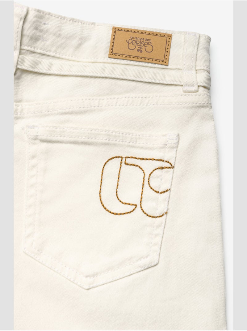 Shorts in denim CARPUGI Bianco - Kiabi