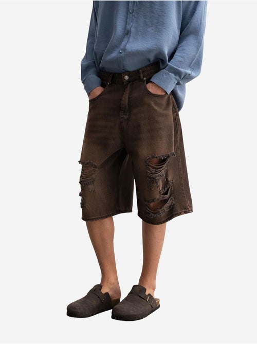Shorts in denim destroyed giesto - Kiabi Shorts in denim destroyed giesto - Kiabi