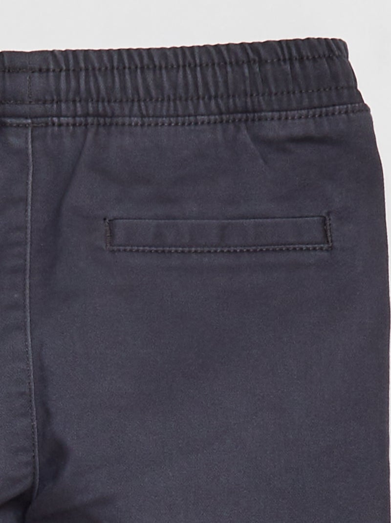 Shorts in denim lavorati a maglia NERO - Kiabi