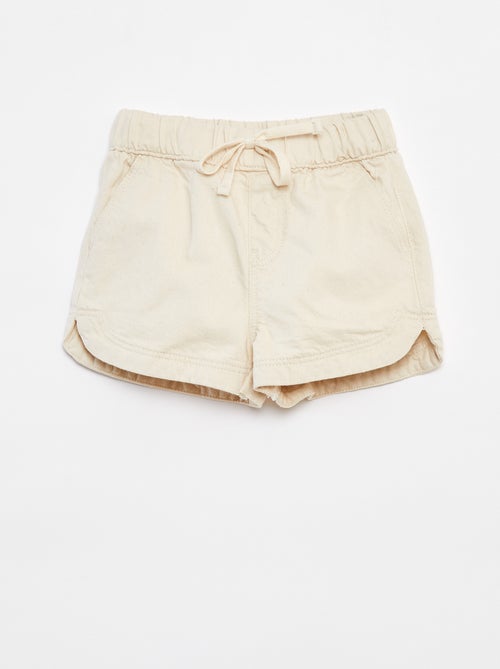 Shorts in denim tinta unita - Kiabi