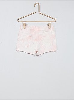Shorts in denim tye and dye - Kiabi