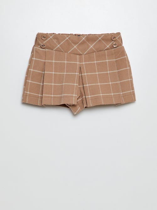 Shorts in flanella a quadri - Kiabi