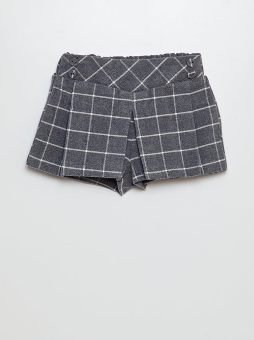 Shorts in flanella a quadri - Kiabi