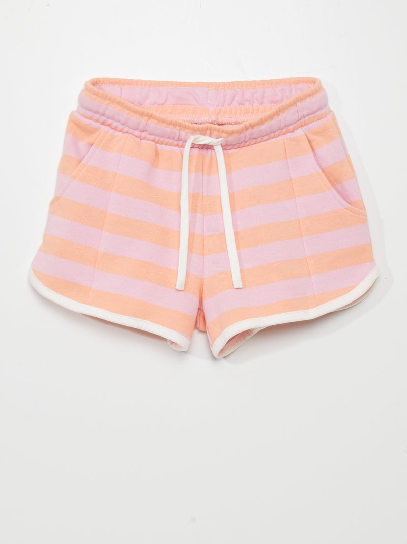 Shorts in french terry BIANCO - Kiabi