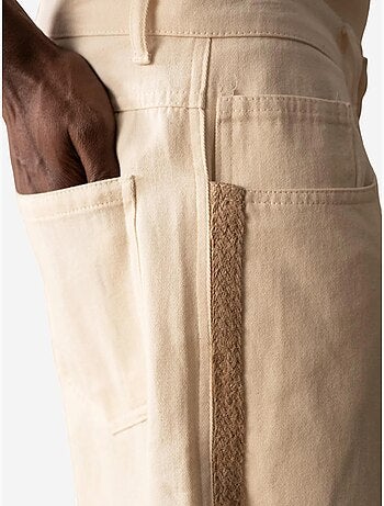 Shorts in gabardine ricamata giesto