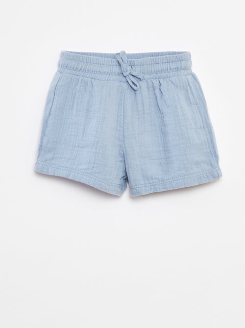Shorts in garza di cotone - Kiabi