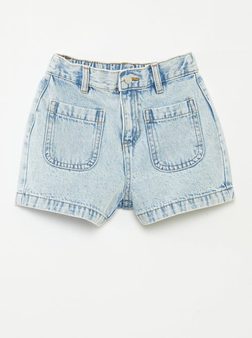 Shorts in jeans a vita alta - Kiabi