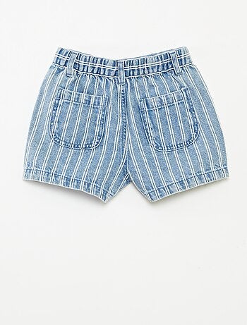 Shorts in jeans a vita alta