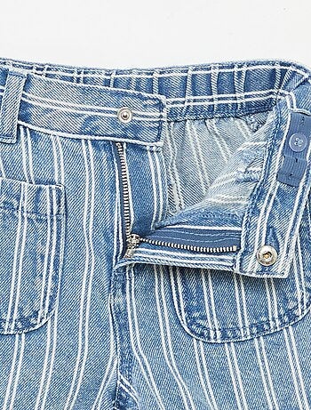 Shorts in jeans a vita alta
