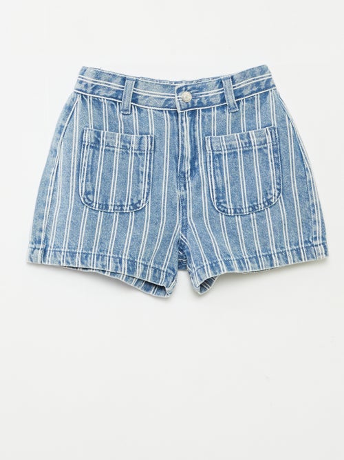 Shorts in jeans a vita alta - Kiabi