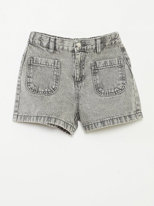 Shorts in jeans a vita alta - Kiabi