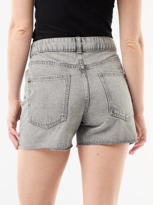 Shorts in jeans a vita alta - Kiabi Shorts in jeans a vita alta - Kiabi