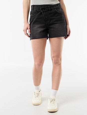 Shorts in jeans a vita alta