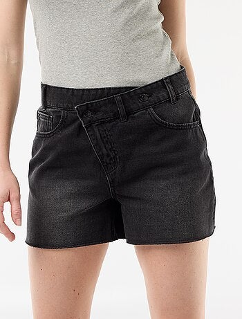 Shorts in jeans a vita alta