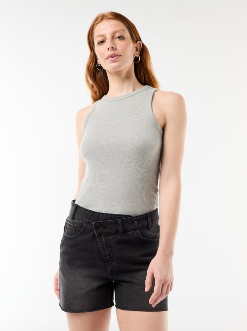 Shorts in jeans a vita alta - Kiabi