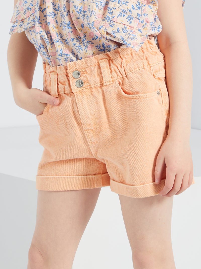 Shorts in jeans ARANCIONE - Kiabi