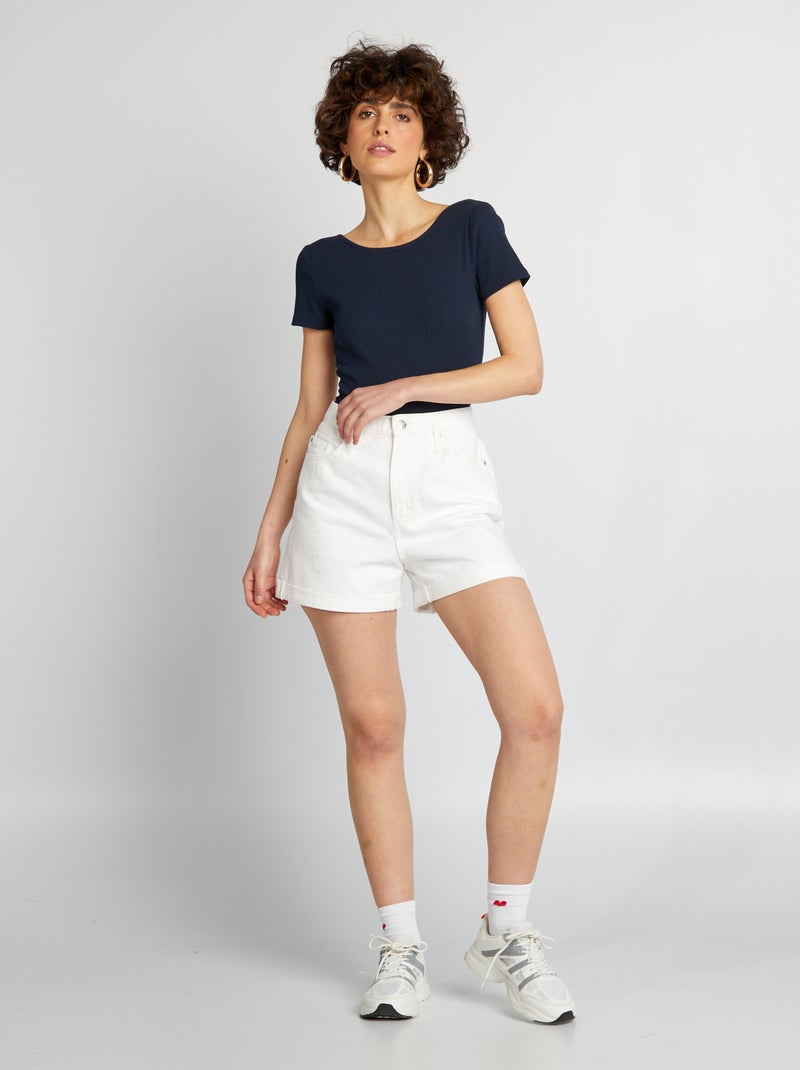 Shorts in jeans BIANCO - Kiabi
