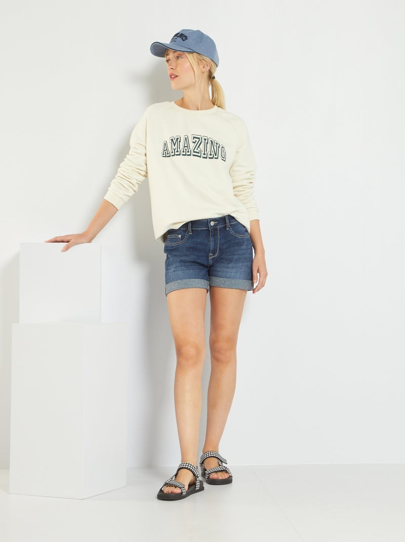 Shorts in jeans con revers  'JDY' BLU - Kiabi