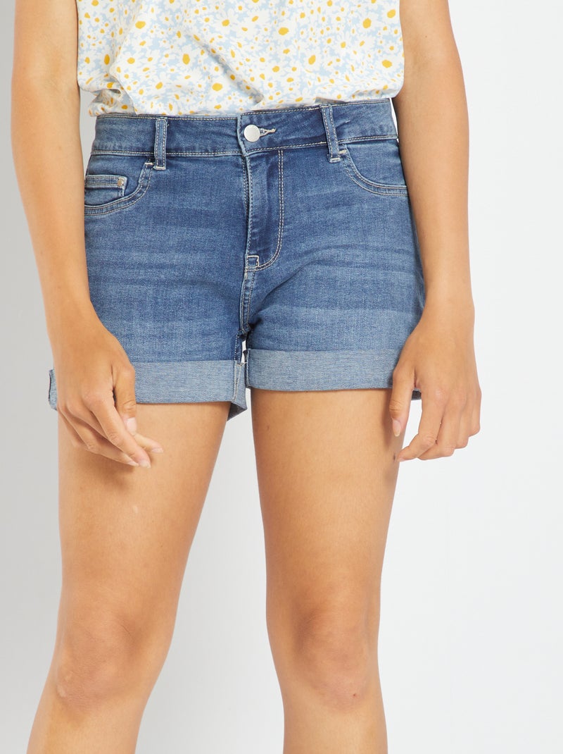 Shorts in jeans con revers  'JDY' blu - Kiabi
