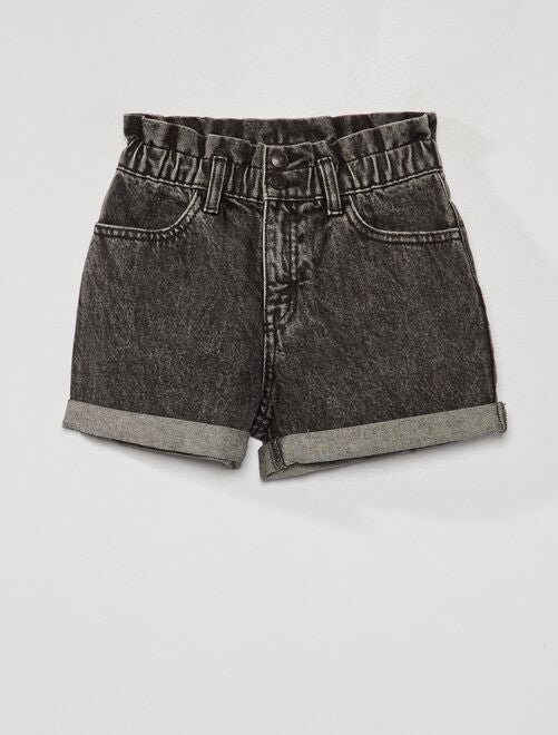 Shorts in jeans con revers - Kiabi