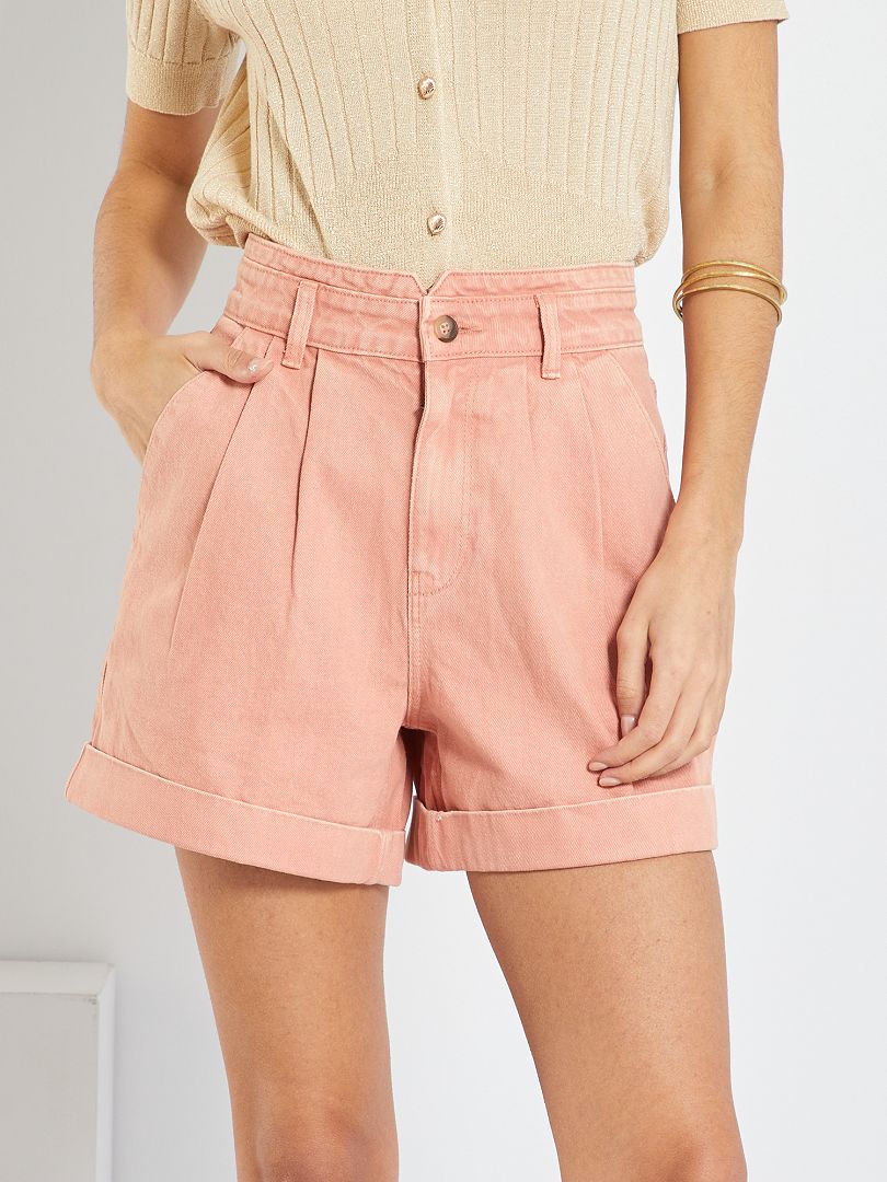 Donna Abbigliamento da Shorts da Pantaloncini eleganti Shorts e bermudaMSGM in Cotone di colore Rosa 