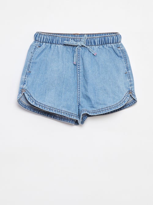 Shorts in jeans tinta unita - Kiabi