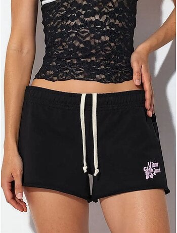 Shorts in jersey da donna a vita media busem