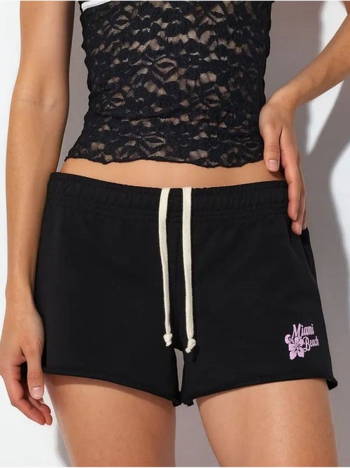 Shorts in jersey da donna a vita media busem - Kiabi