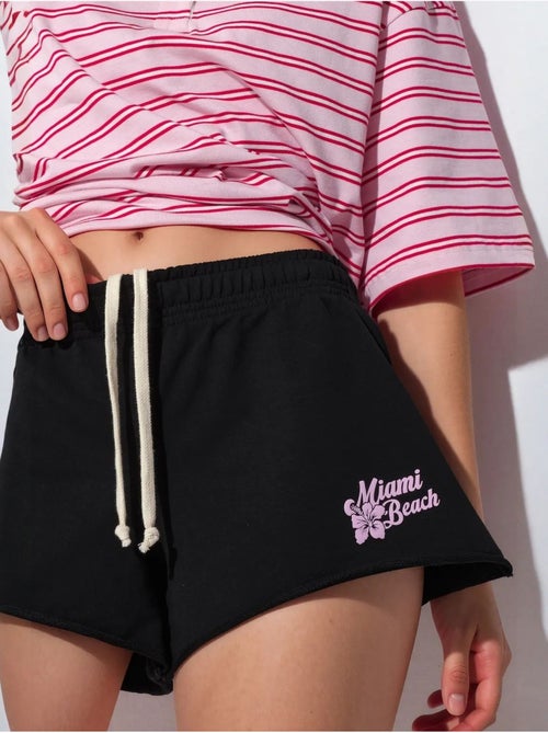 Shorts in jersey da donna a vita media busem - Kiabi