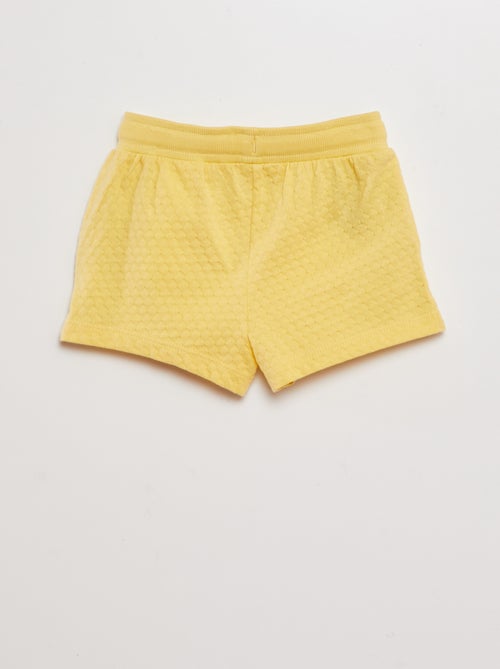 Shorts in jersey trapuntato - Kiabi