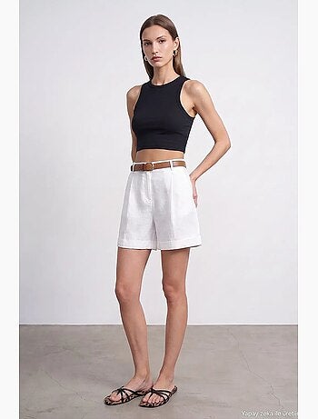 Shorts in lino dilvin