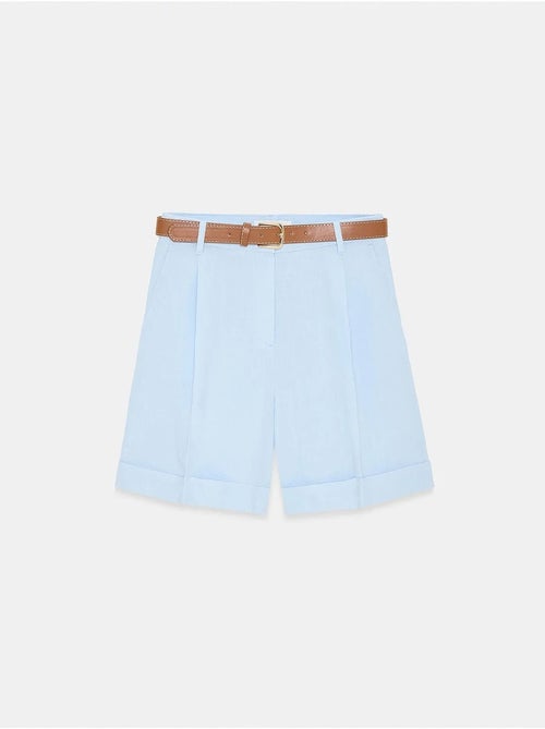 Shorts in lino dilvin - Kiabi