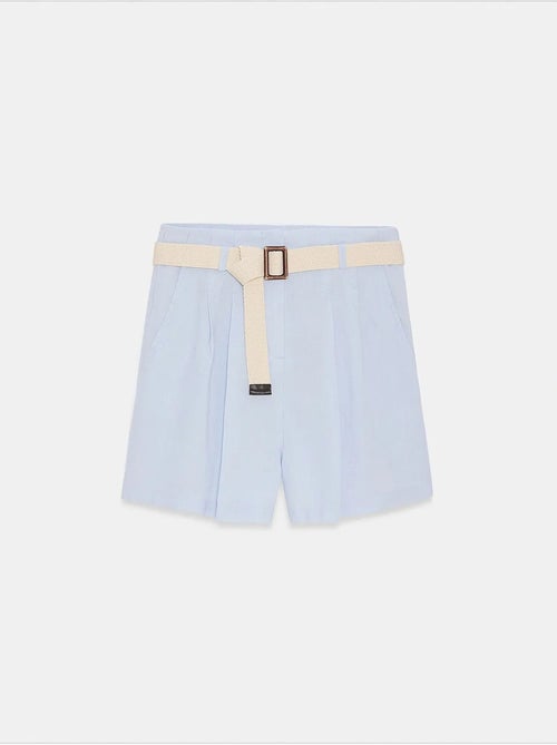 Shorts in lino dilvin - Kiabi