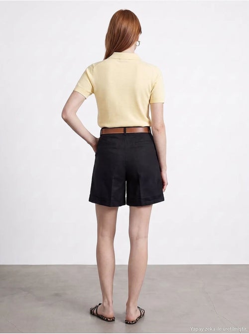 Shorts in lino dilvin - Kiabi