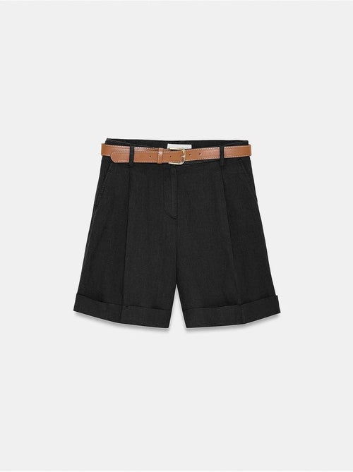 Shorts in lino dilvin - Kiabi