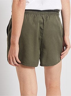 Shorts in lyocell con cintura in corda - Kiabi