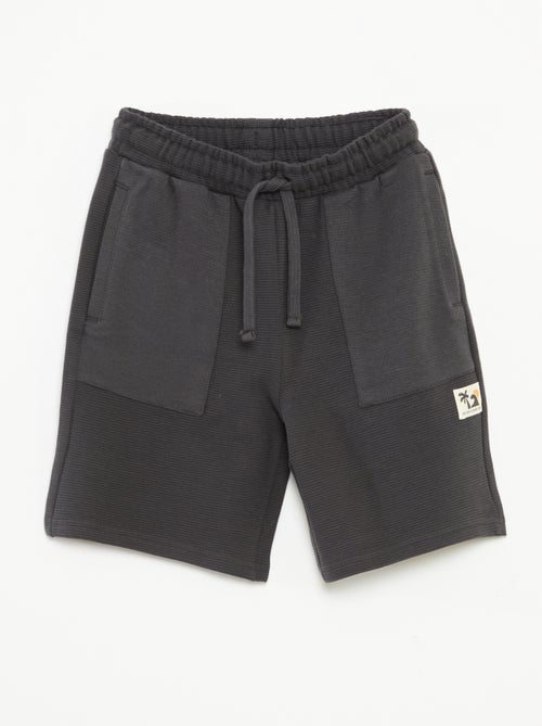 Shorts in maglia fantasia con 2 tasche - Kiabi