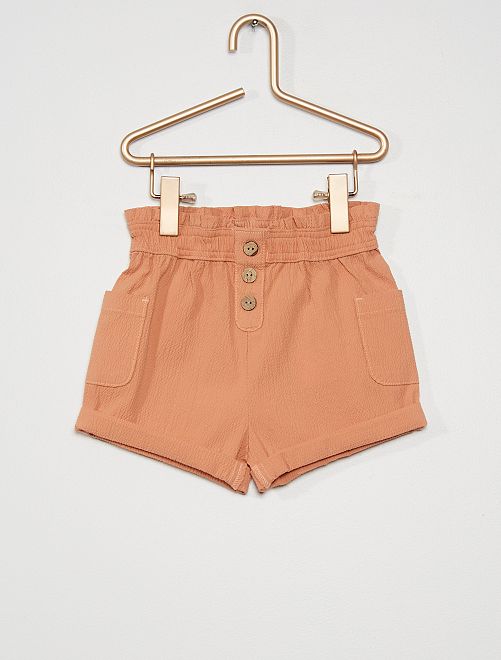 Shorts in maglia goffrata - BIANCO - Kiabi - 10.00€