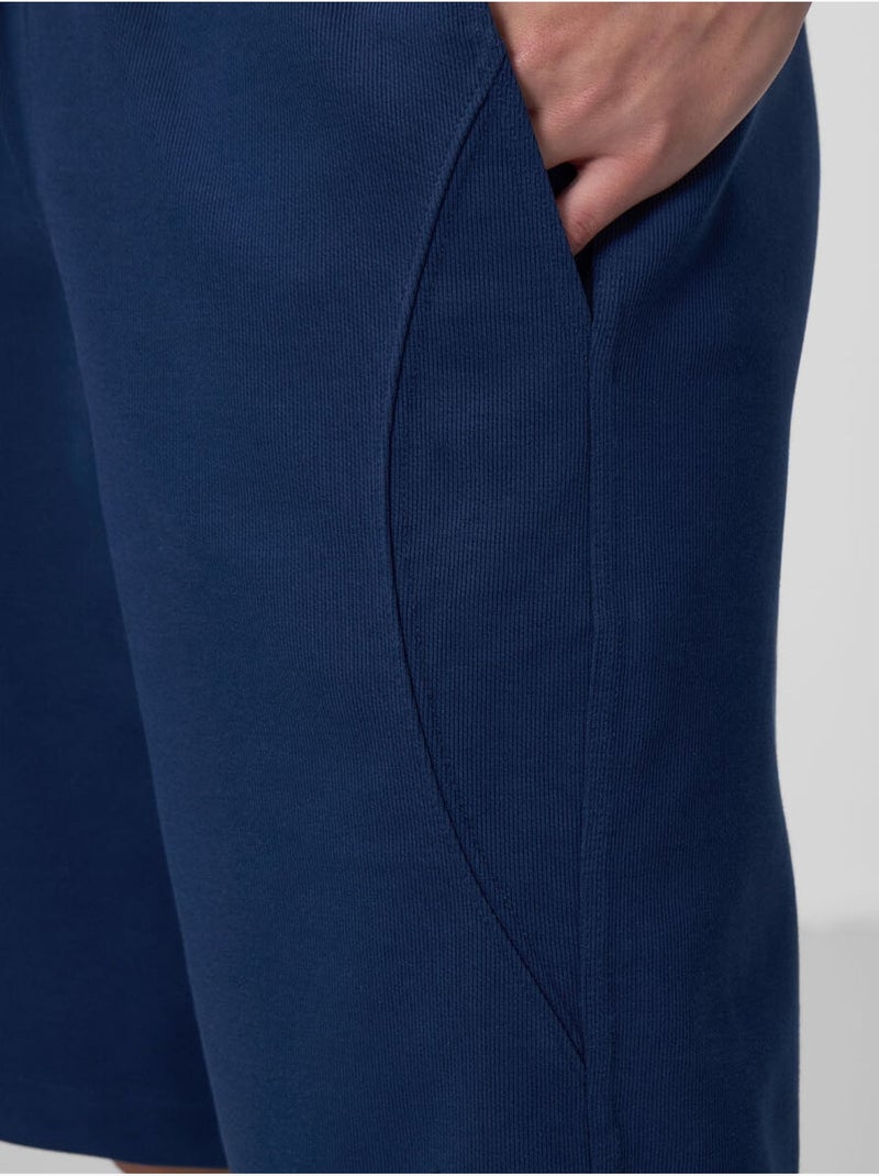 Shorts in maglia oversize in misto cotone tommy Blu marino - Kiabi