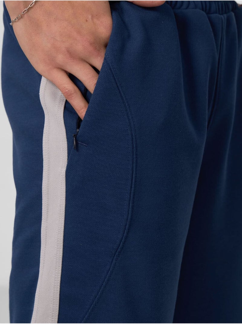 Shorts in maglia oversize in misto cotone tommy Blu marino - Kiabi