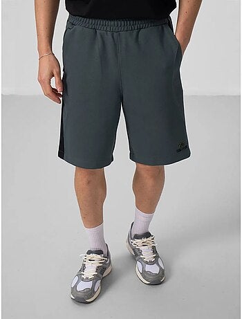 Shorts in maglia oversize in misto cotone tommy