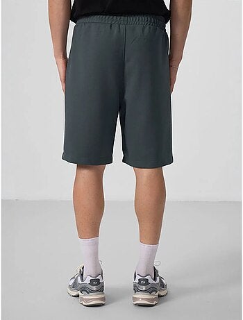 Shorts in maglia oversize in misto cotone tommy