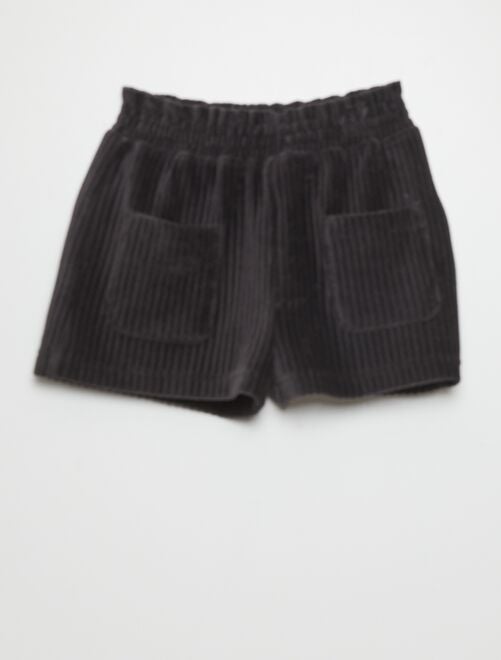 Shorts in maglia vellutata - Kiabi