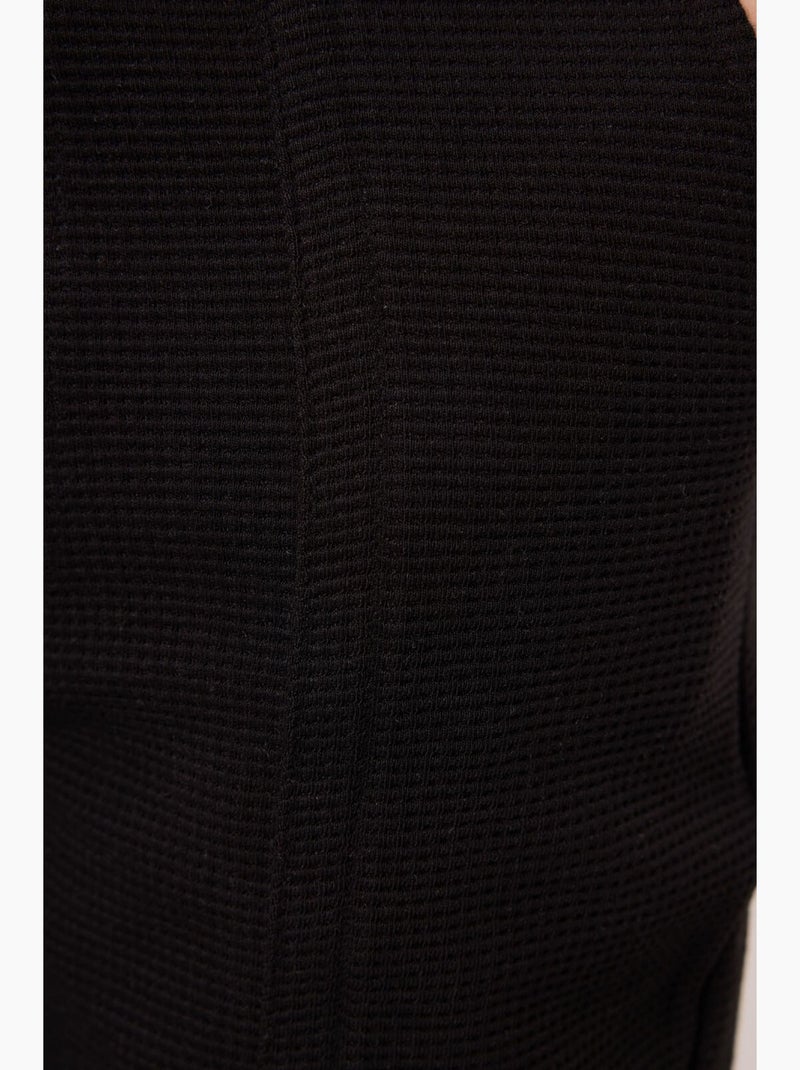 Shorts in misto cotone da indossare senza chiusura tommy Nero - Kiabi