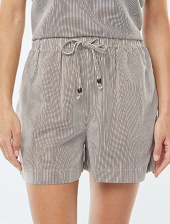 Shorts in misto lino