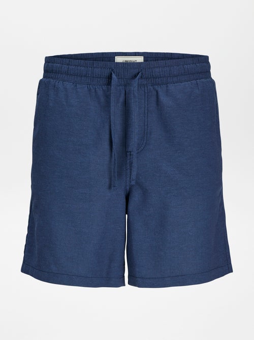 Shorts in misto lino 'Produkt' - Kiabi