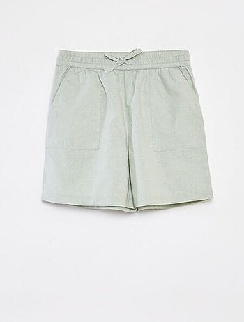 Shorts in misto lino