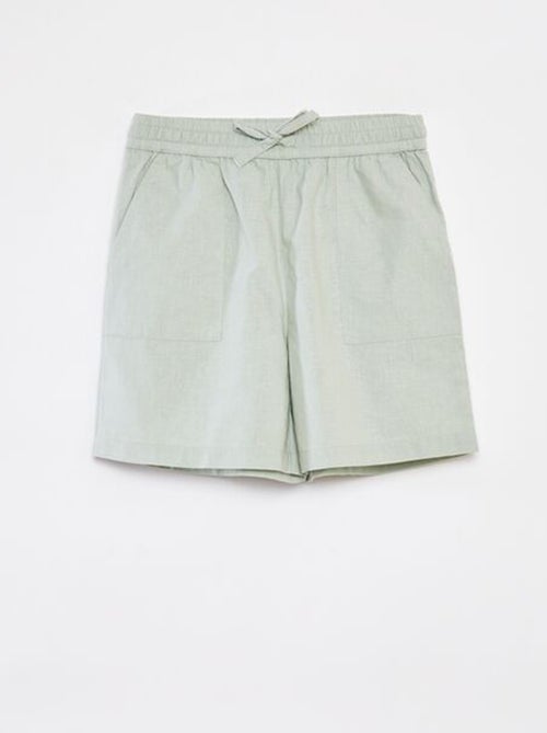 Shorts in misto lino - Kiabi