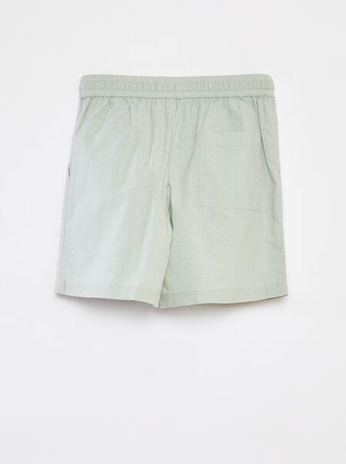 Shorts in misto lino - Kiabi